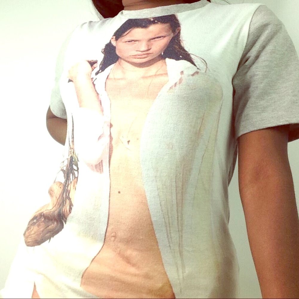 Dime Piece Young Kate Moss tee